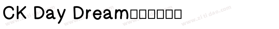 CK Day Dream字体转换